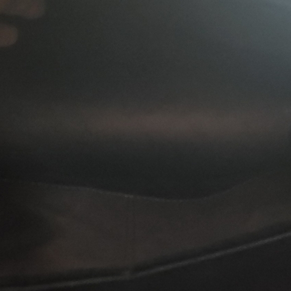 PULICATI Handbag,made in ITALY, BLACK Saffiano Genuine Leather. Zipper top.. - Picture 7 of 8